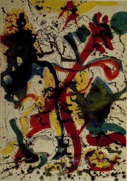 Jackson Pollock Painting - untitled 1942 Jackson Pollock